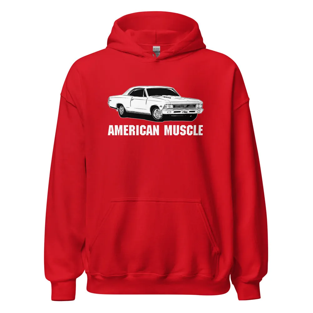 1966 Chevelle Hoodie American Muscle Car Sweatshirt