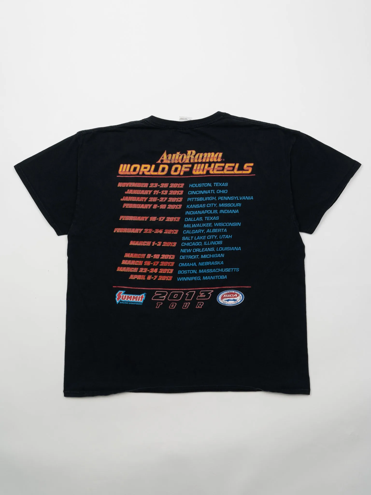 2013 Black AutoRama World of Wheels Tee (L)