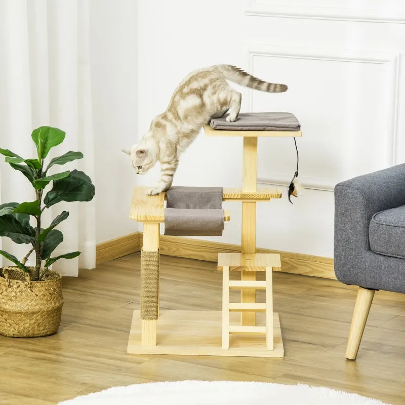 25.5" Cat Tree Activity Center - Natural