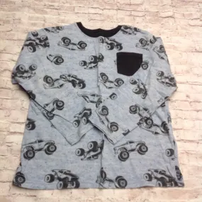 365 Kids BLUE & BLACK Monster Trucks Top