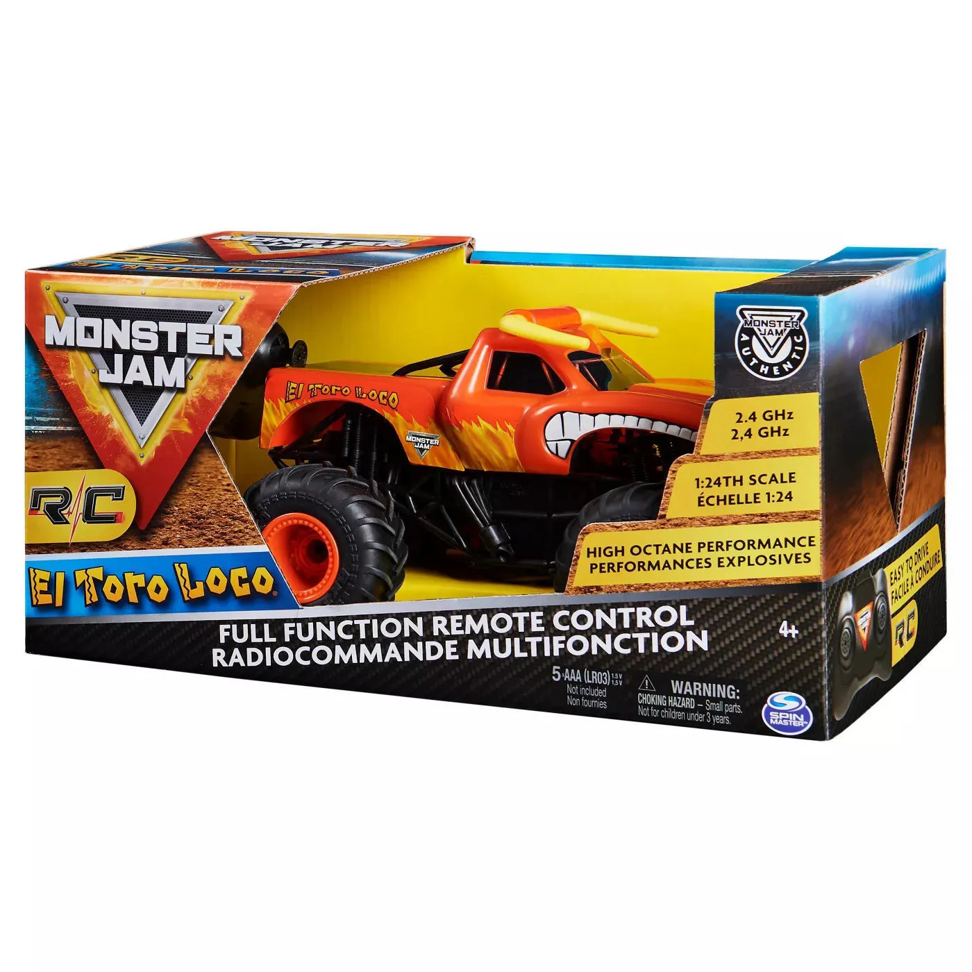 6047112 MONSTER JAM 1:24 REMOTE CONTROL  El Toro Loco