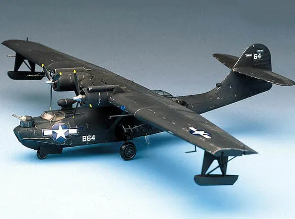 Academy Aircraft 1/72 PBY5A Black Cat Aircraft Kit