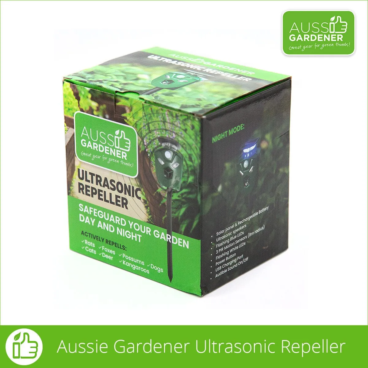 Aussie Gardener Ultrasonic Outdoor Repeller