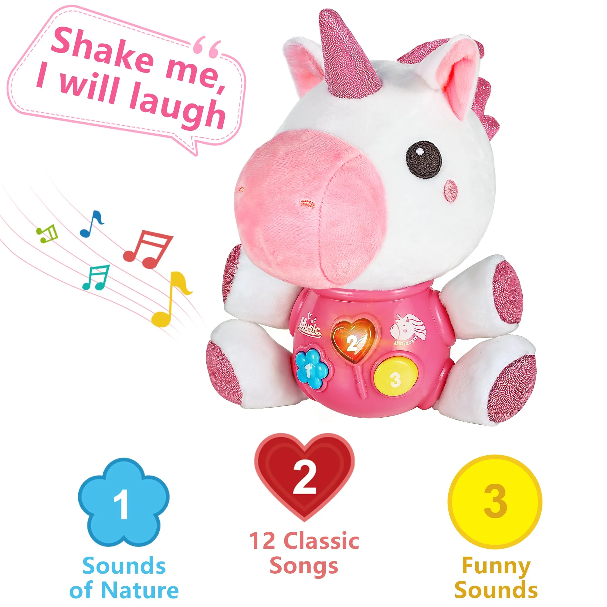 Baby Unicorn Musical Toy