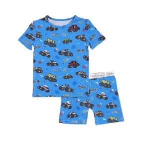 Bellabu Bear Blaze and The Monster Machine Monster Trucks Bamboo Short Set Pajamas