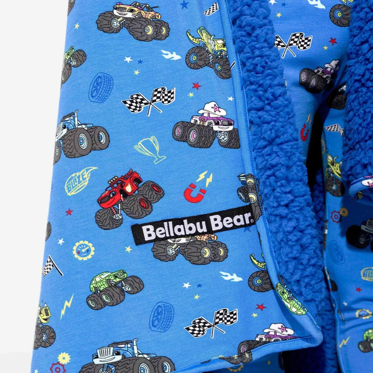 Bellabu Bear Blaze and The Monster Machine Monster Trucks Sherpa Blanket