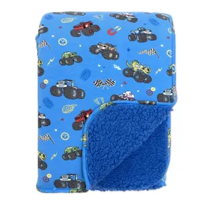 Bellabu Bear Blaze and The Monster Machine Monster Trucks Sherpa Blanket