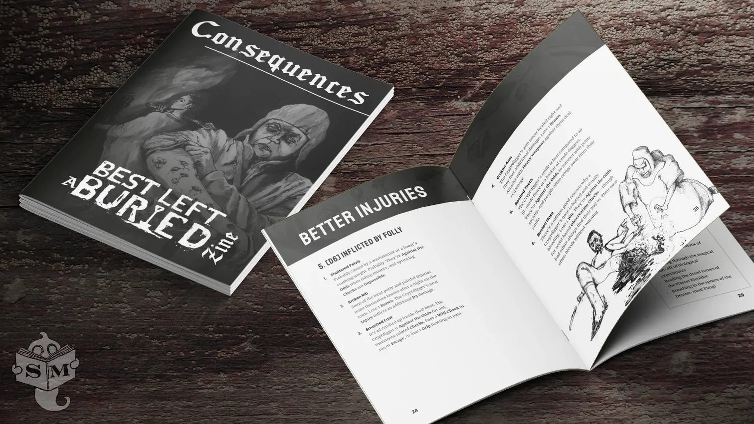 Best Left Buried: Consequences Zine   PDF