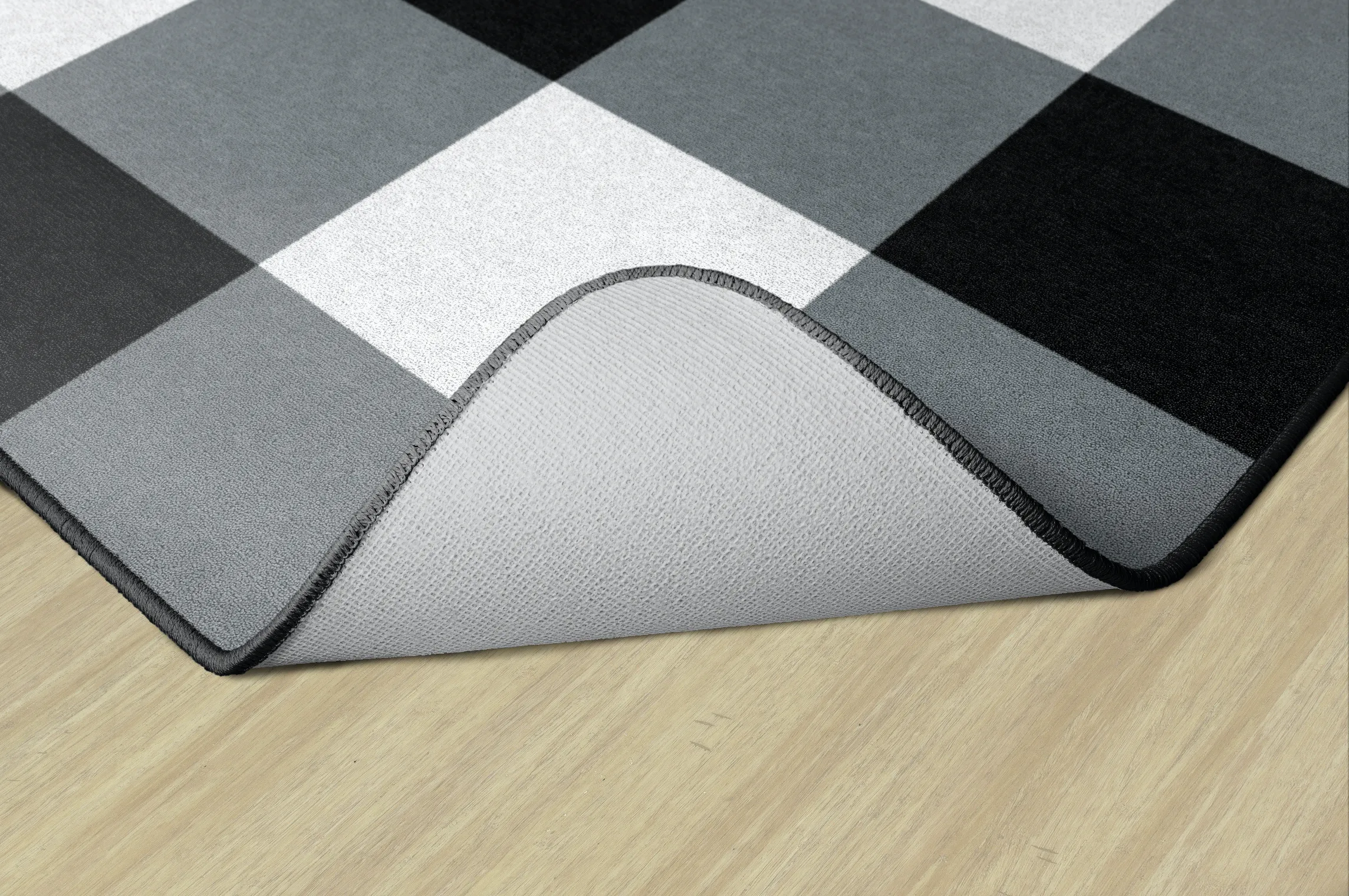 Black & White Buffalo Check | Classroom Rug | Schoolgirl Style