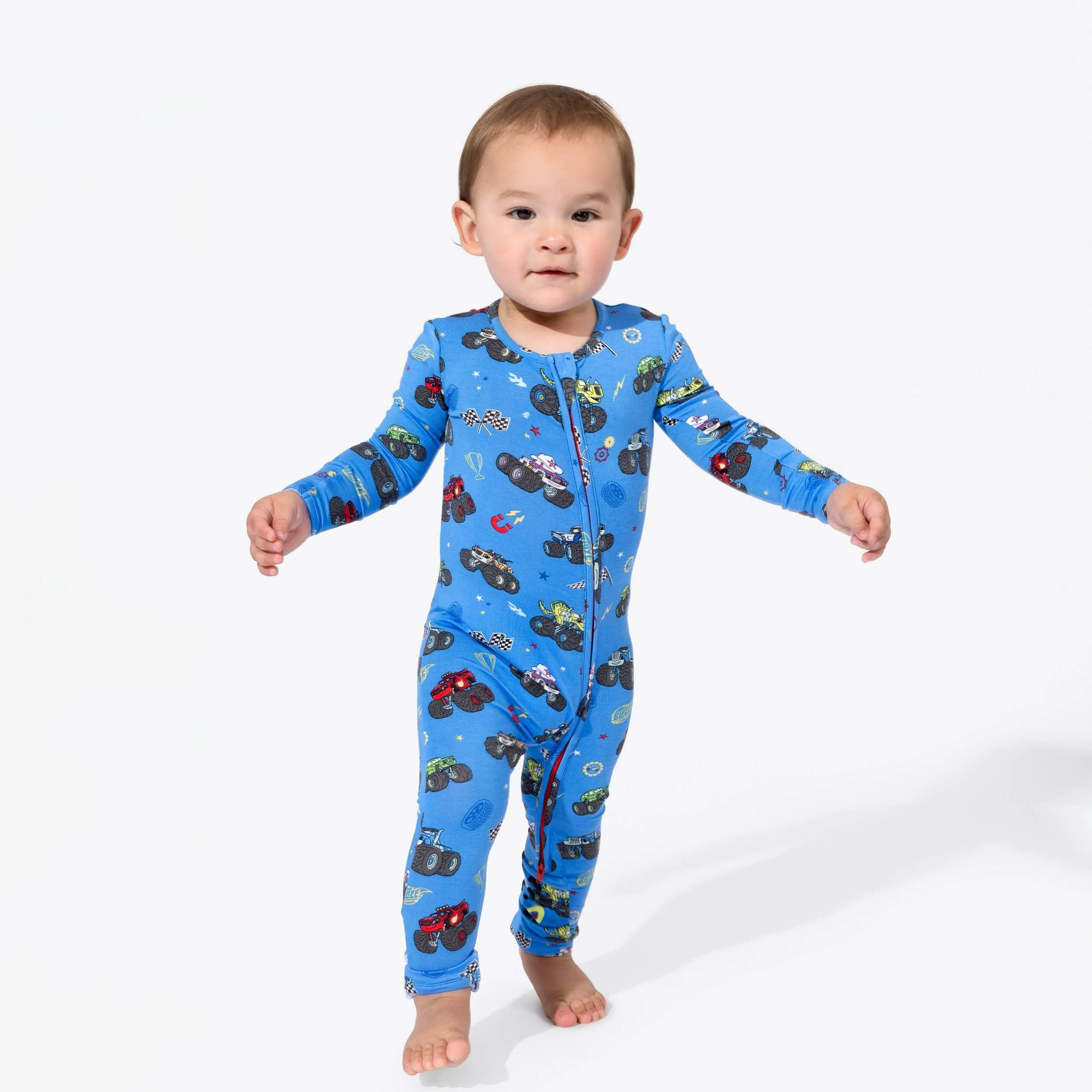 Blaze and the Monster Machines Bamboo Convertible Footie Pajama