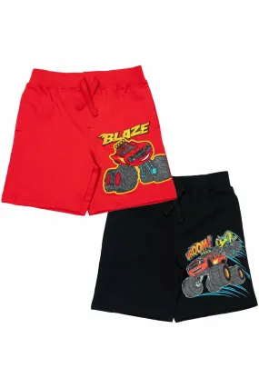 Blaze and the Monster Machines French Terry 2 Pack Shorts