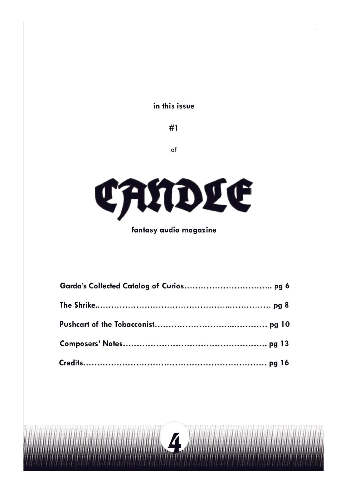 CANDLE I - Zine   Cassette   PDF