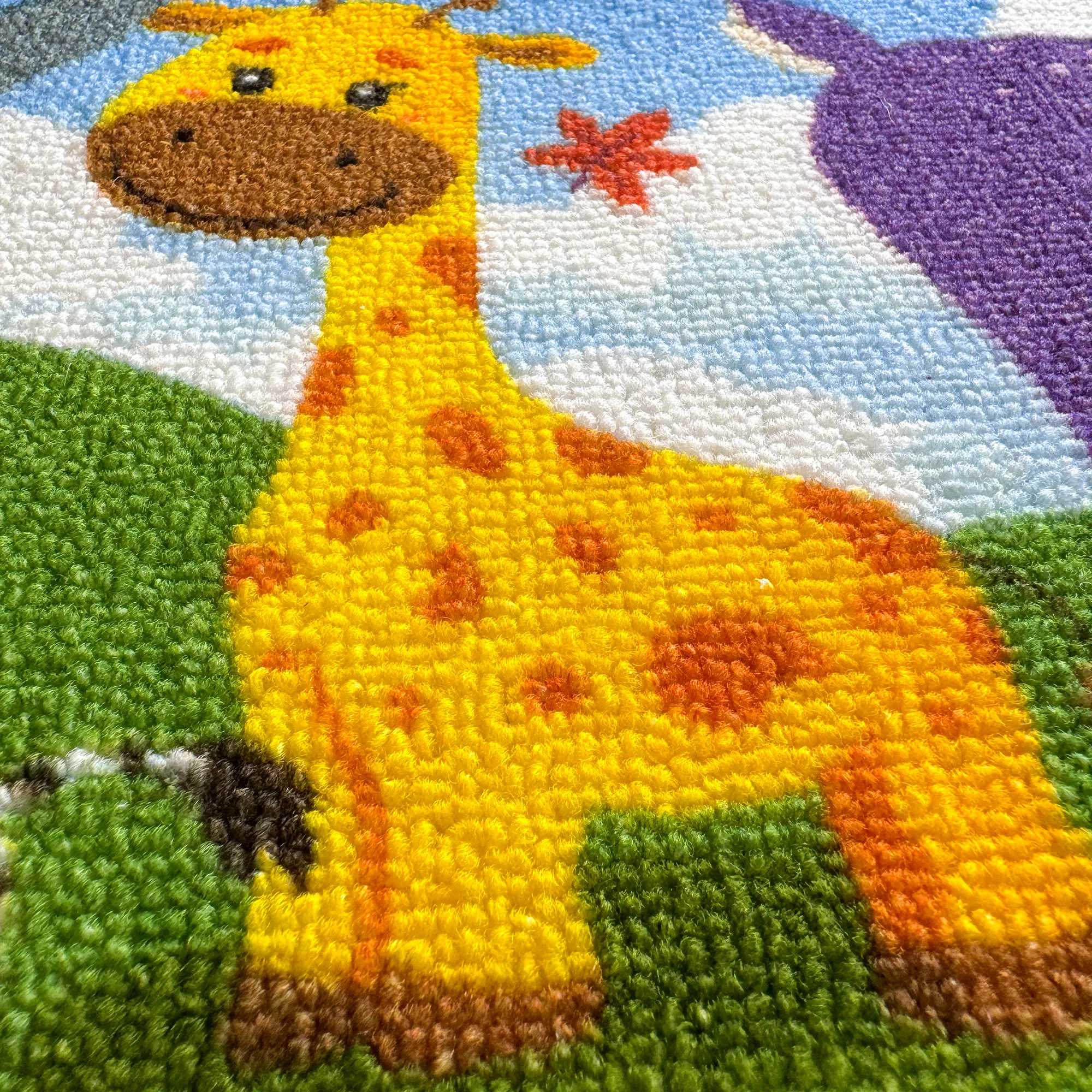 Classroom Rug for Kids | 59x39 ABC Rugs | Animals