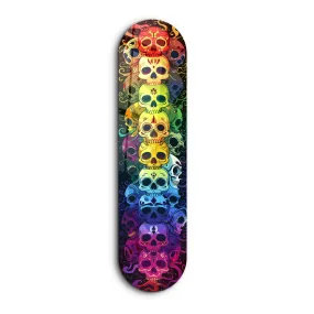 Colorful Skulls | Glass Wall Art