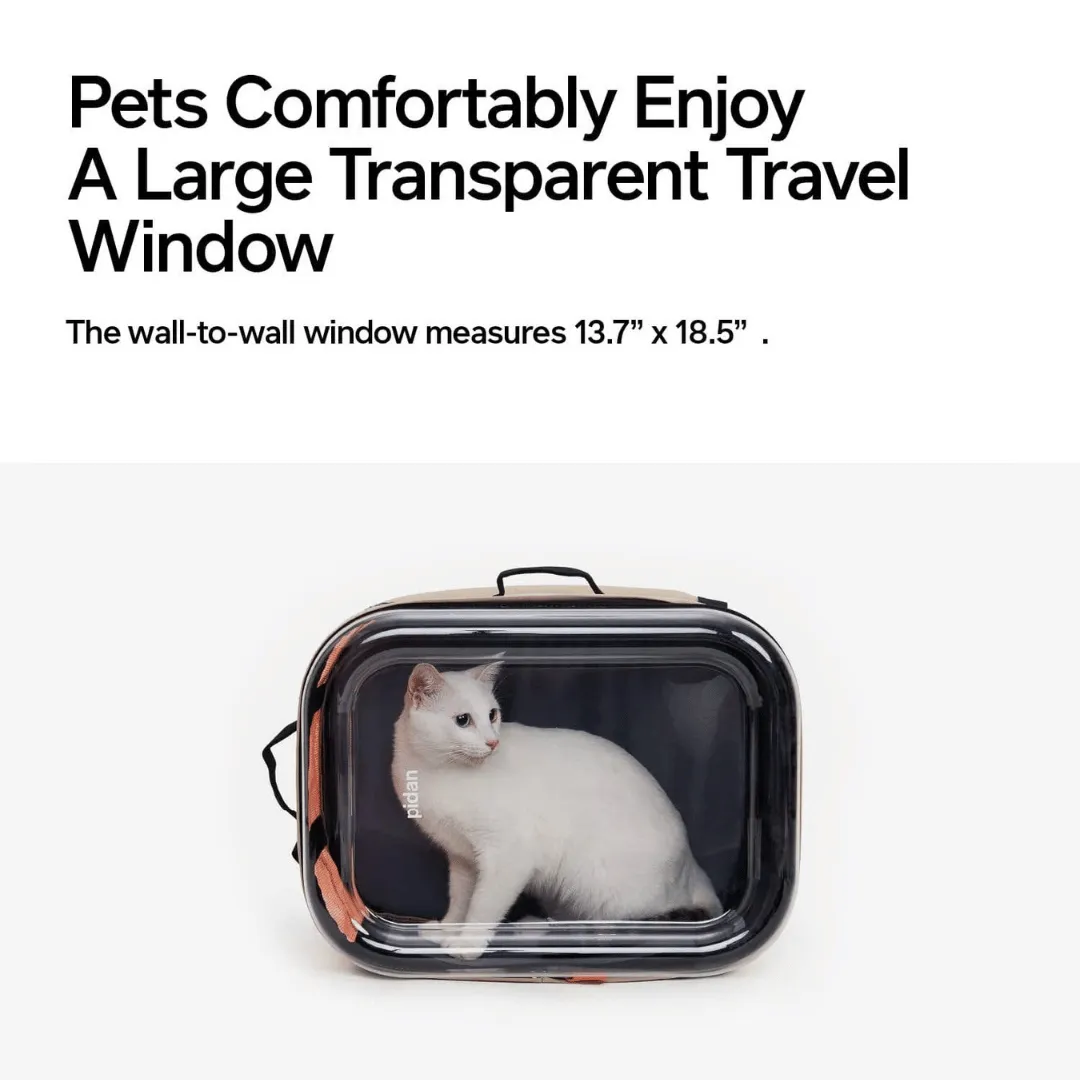 Curatepet Window Backpack Pet Carrier