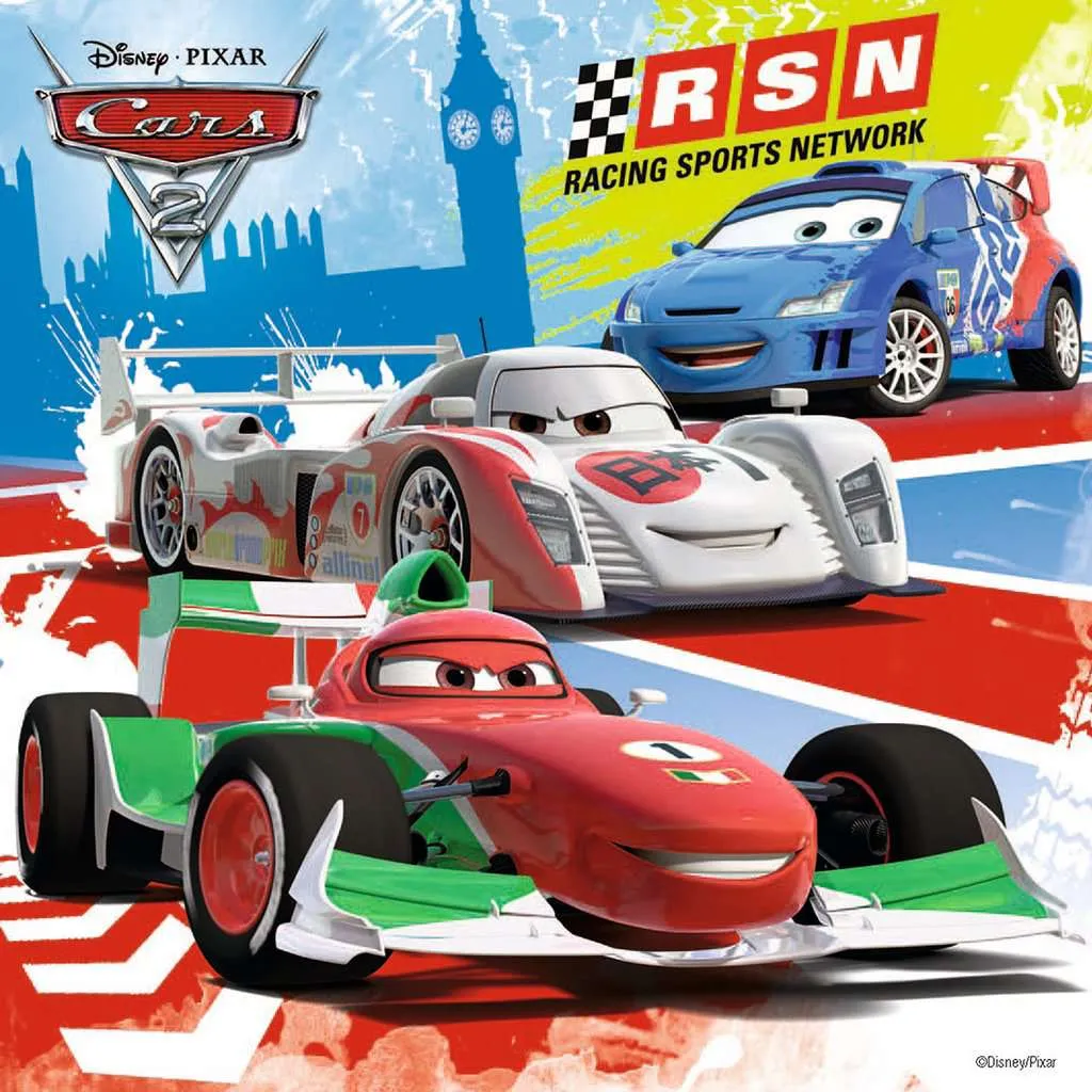 Disney Cars Worldwide Racing Puzzles (3 x 49 Piece)