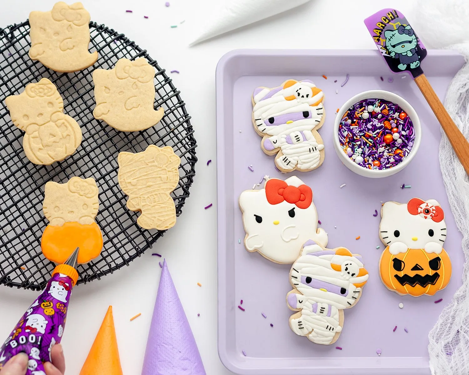 Hello Kitty Halloween Cookie Stamps (Set of 3)