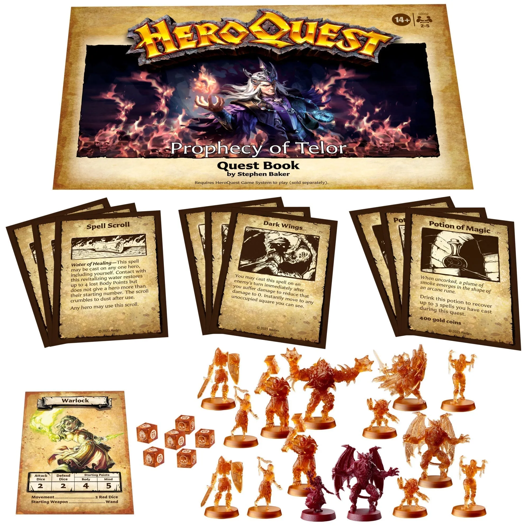 HeroQuest Prophecy of Telor Quest Pack Italian Version