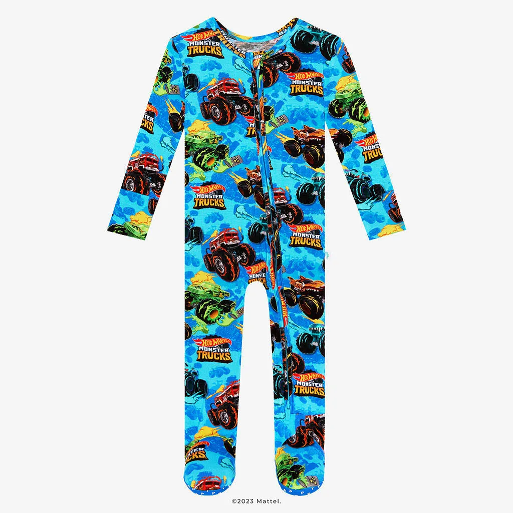 Hot Wheels™ Monster Trucks Footie Zippered One Piece