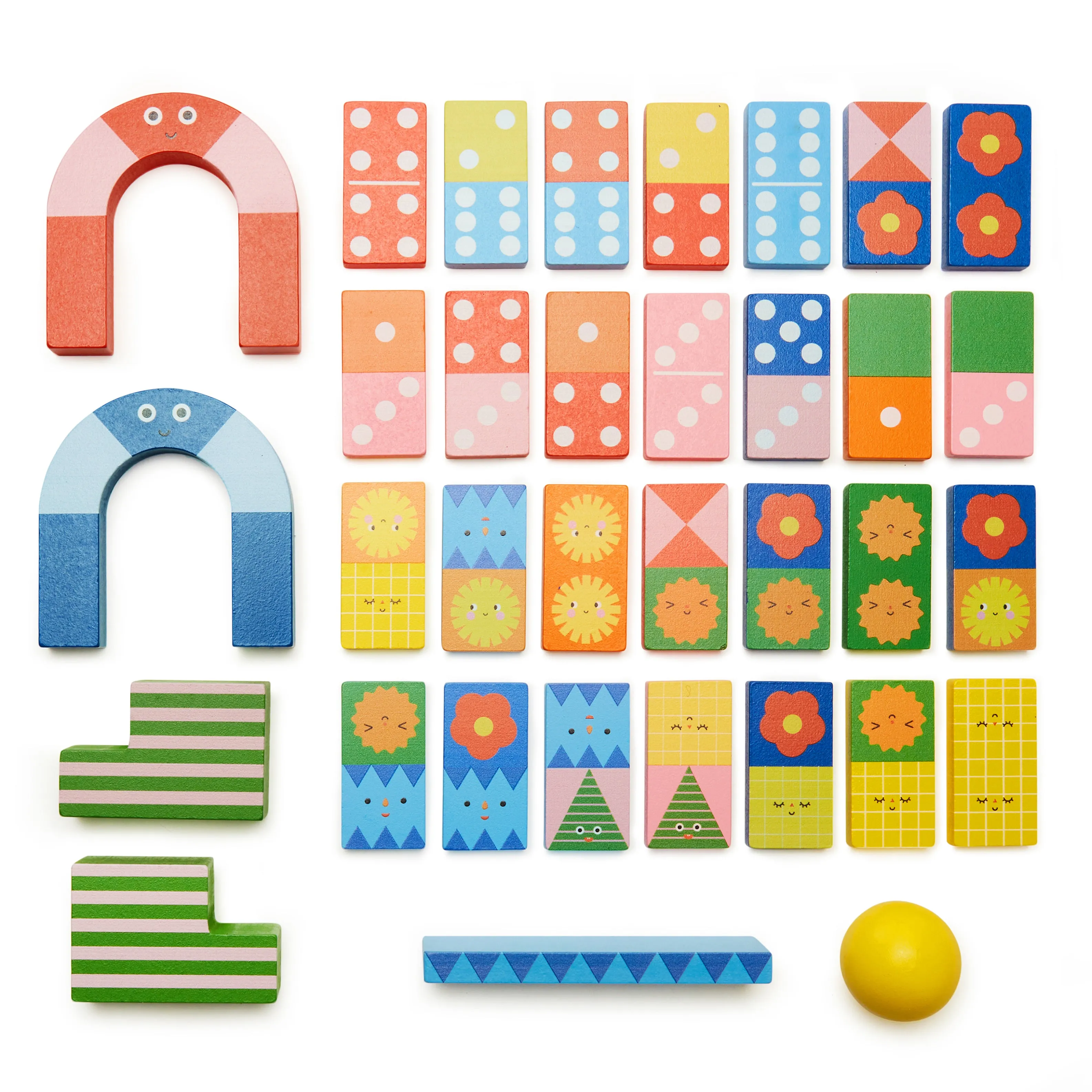 Kidoki Topple Twist Dominoes