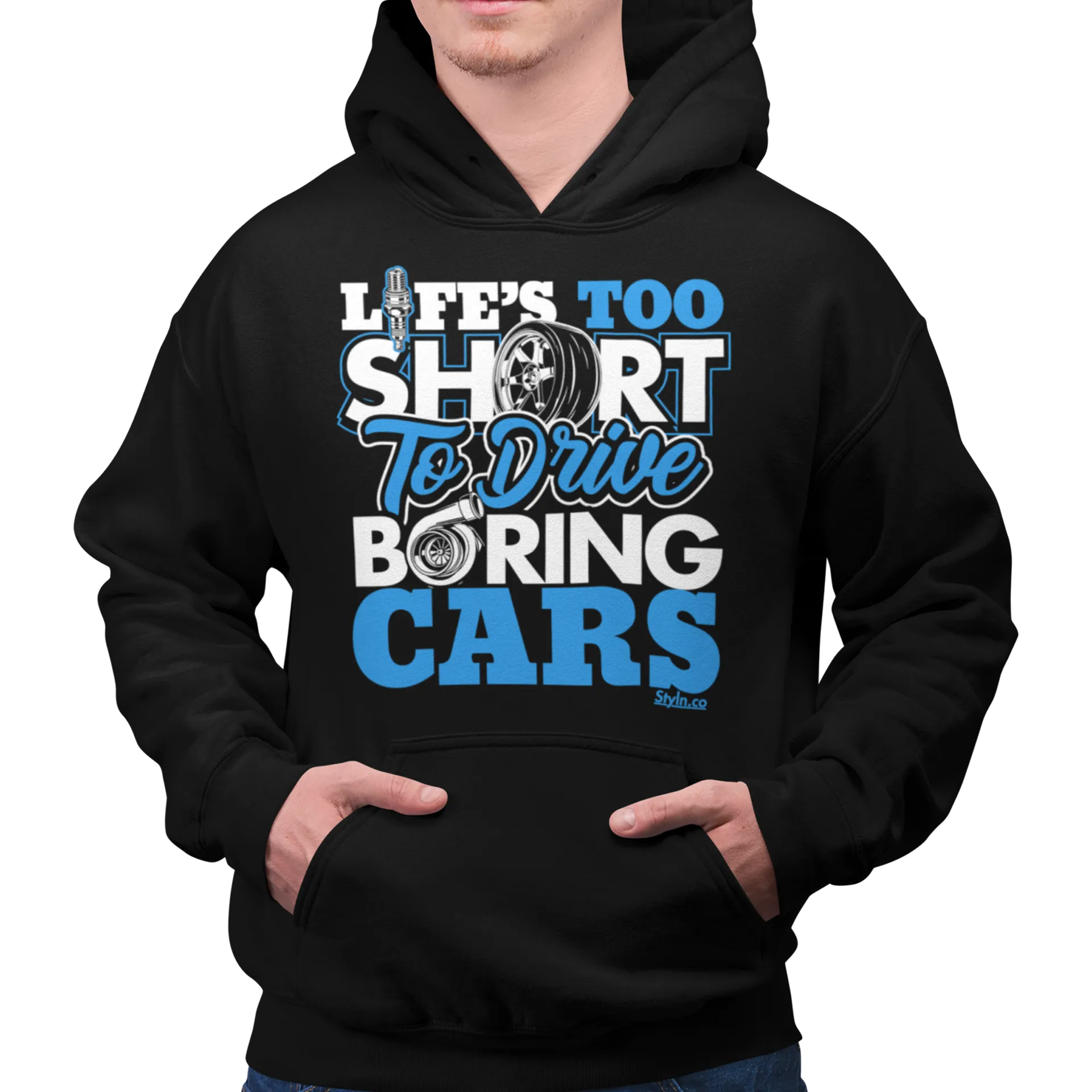 LIFE DRIVE BORING CARS Hoodie