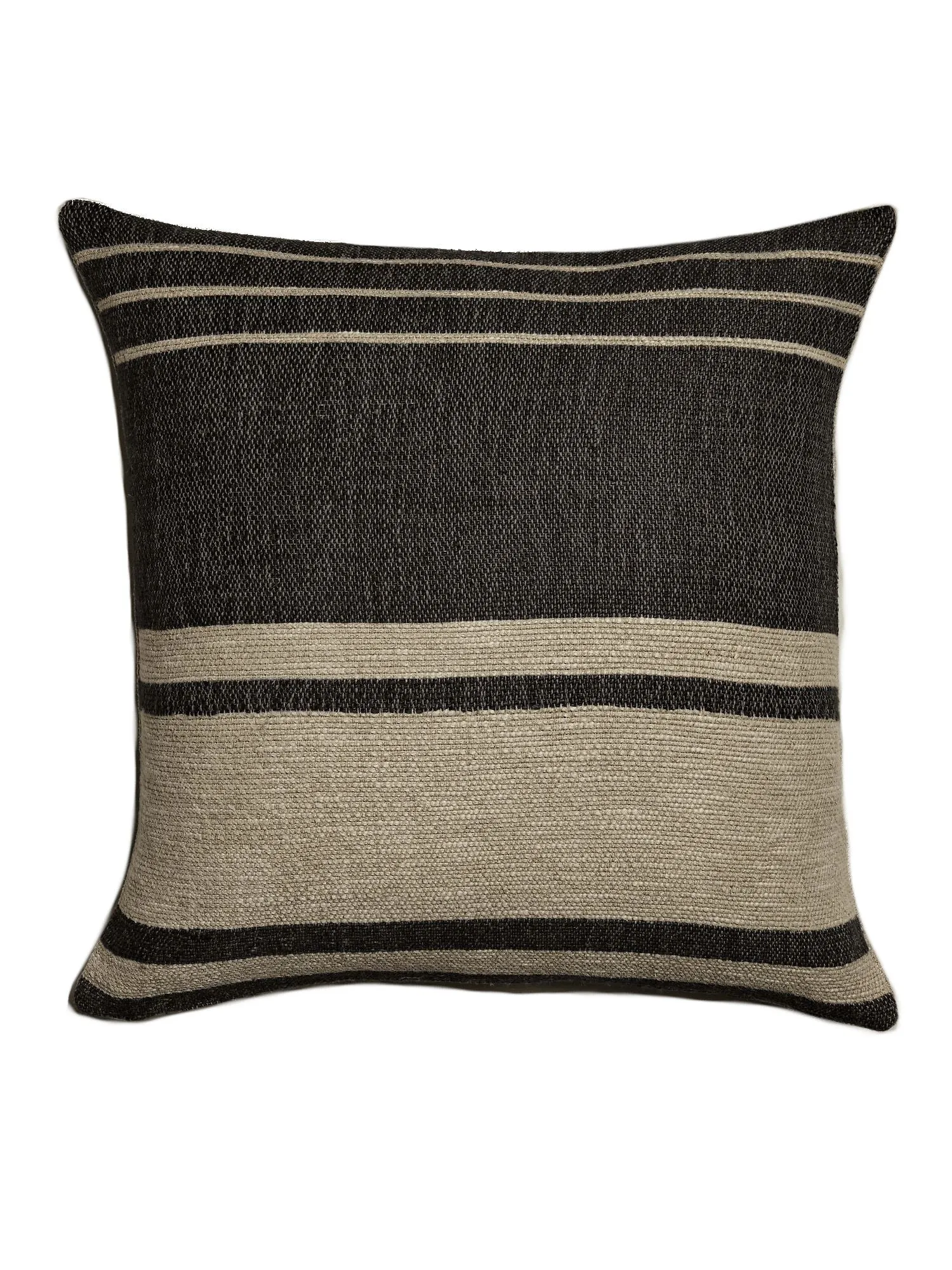 Moroccan Pillow Cover - Set of Four - Black & Beige - Tiflwin