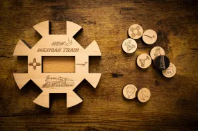 New Mexican Train Hub & Tokens Set