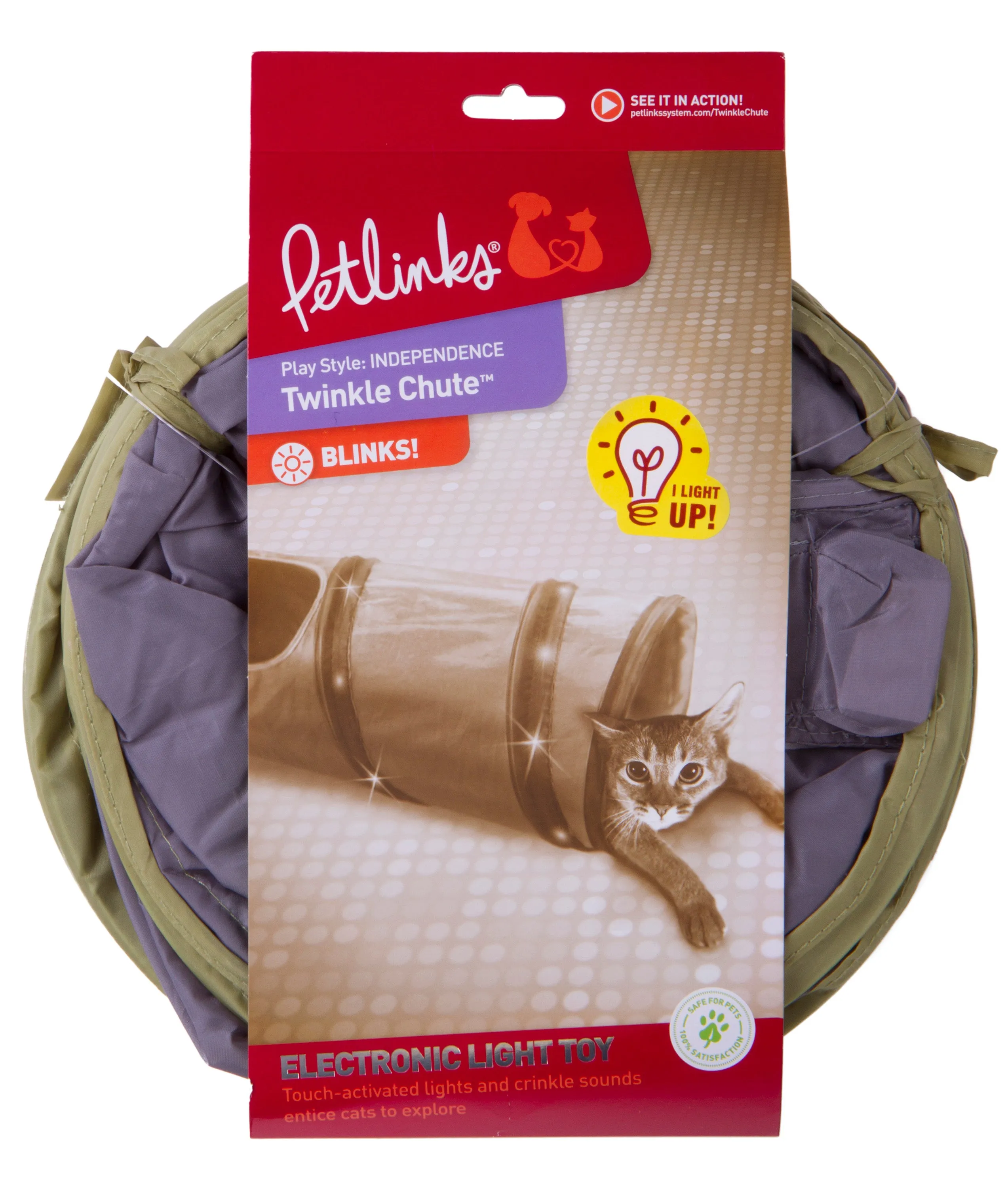 Petlinks - Activity Tunnel Light Up for Cats & Small Pets