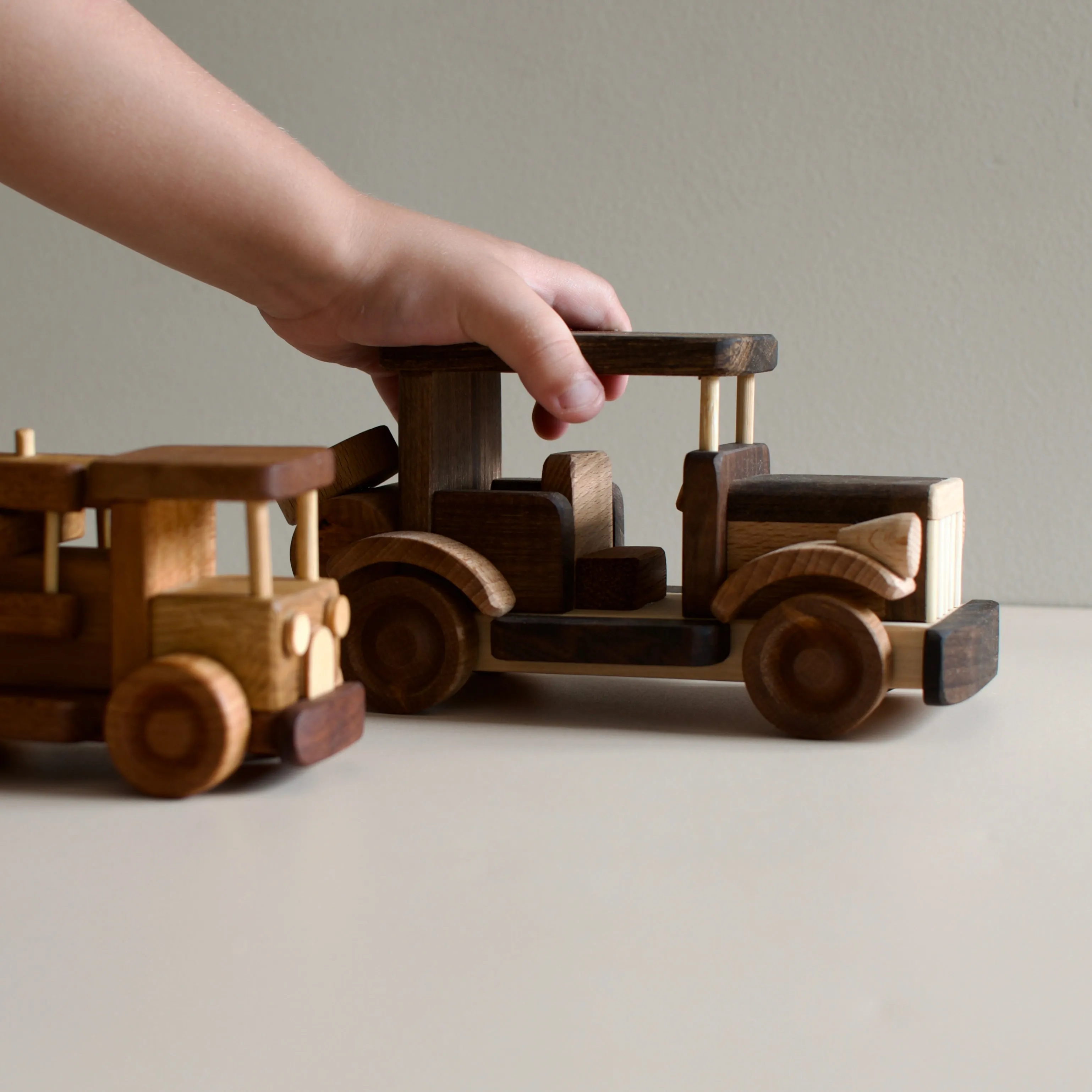 Wooden Vintage Car - Percy